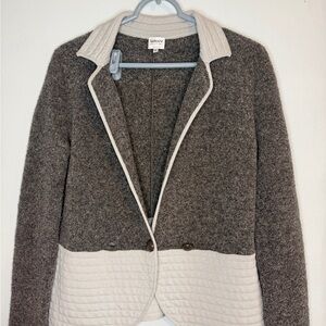 ARMANI Collezioni Wool Knit Blazer Jacket Italy 42